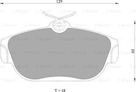 BOSCH 0 986 AB4 685 - Kit pastiglie freno, Freno a disco www.autoricambit.com