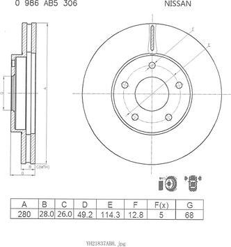 Brembo 9963810 - Discofreno www.autoricambit.com