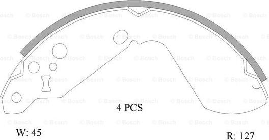 BOSCH 0 986 AB0 857 - Kit freno, freni a tamburo www.autoricambit.com