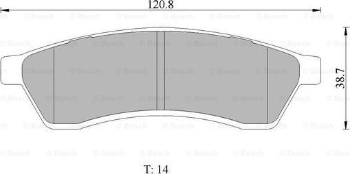 BOSCH 0 986 AB1 463 - Kit pastiglie freno, Freno a disco www.autoricambit.com