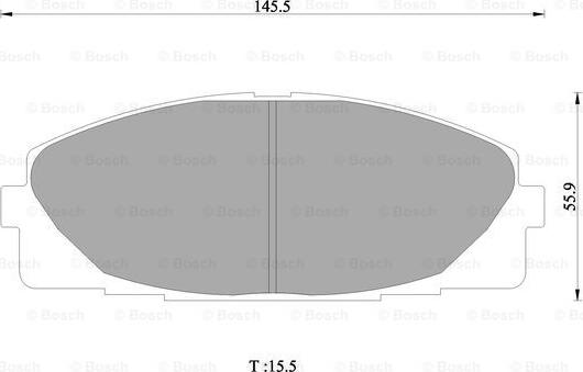 BOSCH 0 986 AB1 419 - Kit pastiglie freno, Freno a disco www.autoricambit.com