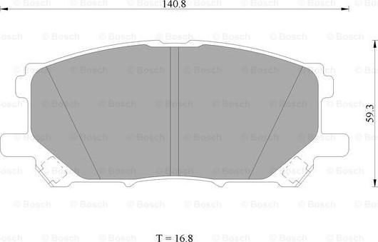 BOSCH 0 986 AB1 413 - Kit pastiglie freno, Freno a disco www.autoricambit.com