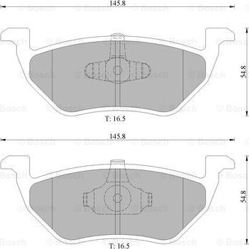 BOSCH 0 986 AB1 478 - Kit pastiglie freno, Freno a disco www.autoricambit.com