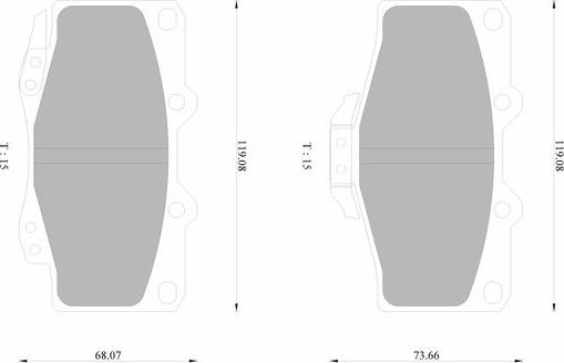 BOSCH 0 986 AB1 595 - Kit pastiglie freno, Freno a disco www.autoricambit.com