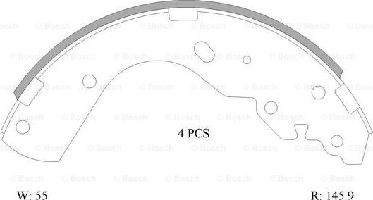 BOSCH 0 986 AB1 573 - Kit freno, freni a tamburo www.autoricambit.com