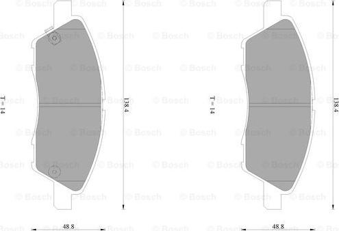 BOSCH 0 986 AB1 049 - Kit pastiglie freno, Freno a disco www.autoricambit.com