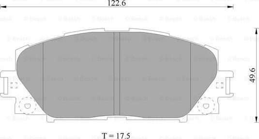 BOSCH 0 986 AB1 080 - Kit pastiglie freno, Freno a disco www.autoricambit.com