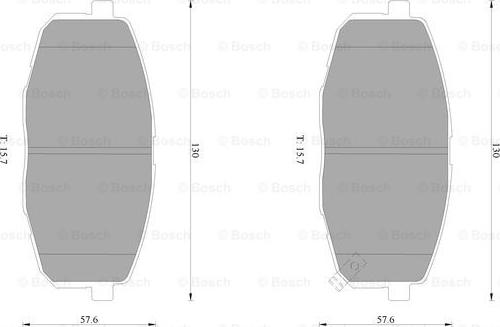 BOSCH 0 986 AB1 026 - Kit pastiglie freno, Freno a disco www.autoricambit.com