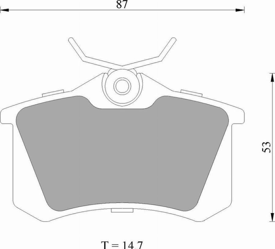 BOSCH 0986AB1195 - Kit pastiglie freno, Freno a disco www.autoricambit.com