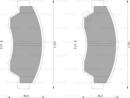 BOSCH 0 986 AB1 169 - Kit pastiglie freno, Freno a disco www.autoricambit.com