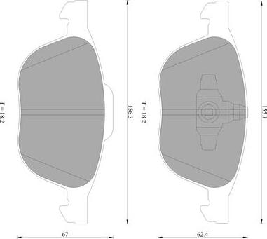 BOSCH 0 986 AB1 187 - Kit pastiglie freno, Freno a disco www.autoricambit.com