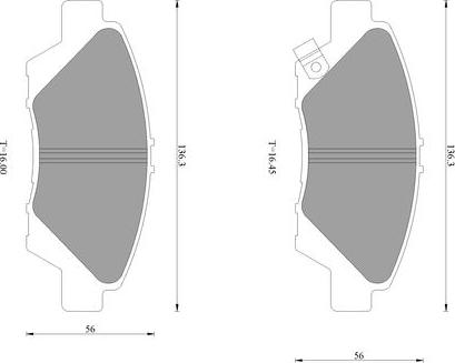 BOSCH 0 986 AB1 704 - Kit pastiglie freno, Freno a disco www.autoricambit.com