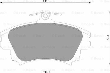 BOSCH 0 986 AB3 505 - Kit pastiglie freno, Freno a disco www.autoricambit.com