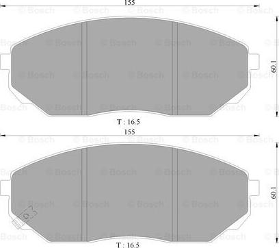 BOSCH 0 986 AB3 048 - Kit pastiglie freno, Freno a disco www.autoricambit.com