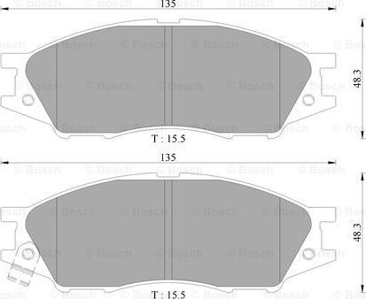 BOSCH 0 986 AB3 062 - Kit pastiglie freno, Freno a disco www.autoricambit.com