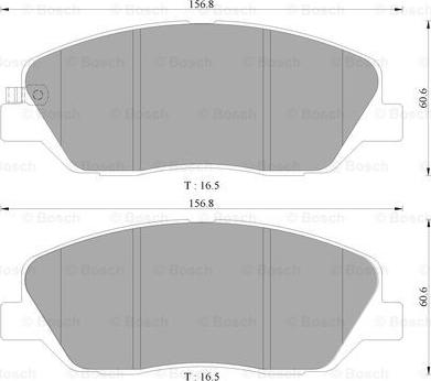 BOSCH 0 986 AB3 081 - Kit pastiglie freno, Freno a disco www.autoricambit.com