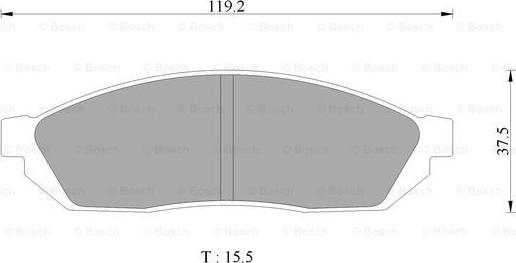 BOSCH 0 986 AB3 038 - Kit pastiglie freno, Freno a disco www.autoricambit.com