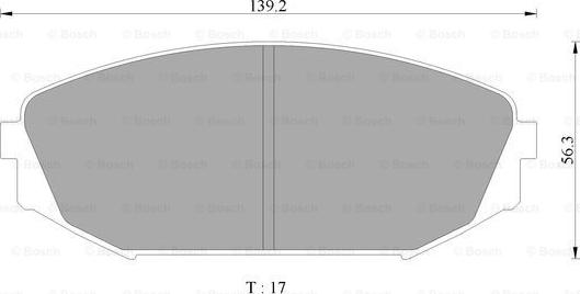 BOSCH 0 986 AB2 499 - Kit pastiglie freno, Freno a disco www.autoricambit.com