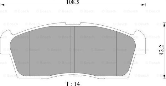 BOSCH 0 986 AB2 490 - Kit pastiglie freno, Freno a disco www.autoricambit.com