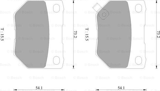 BOSCH 0 986 AB2 498 - Kit pastiglie freno, Freno a disco www.autoricambit.com