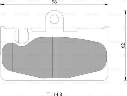 BOSCH 0 986 AB2 441 - Kit pastiglie freno, Freno a disco www.autoricambit.com