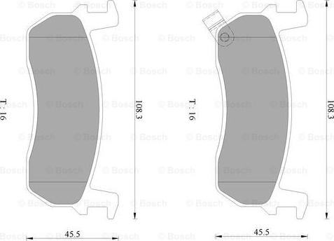 BOSCH 0 986 AB2 447 - Kit pastiglie freno, Freno a disco www.autoricambit.com