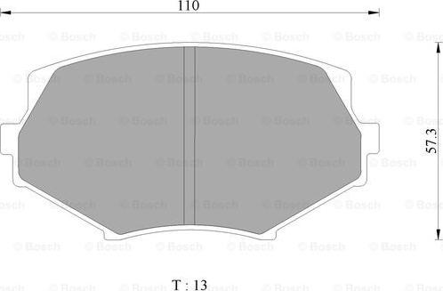 BOSCH 0 986 AB2 454 - Kit pastiglie freno, Freno a disco www.autoricambit.com