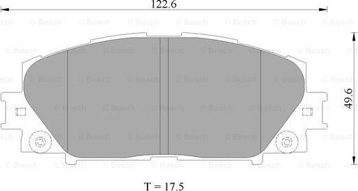 BOSCH 0 986 AB2 403 - Kit pastiglie freno, Freno a disco www.autoricambit.com