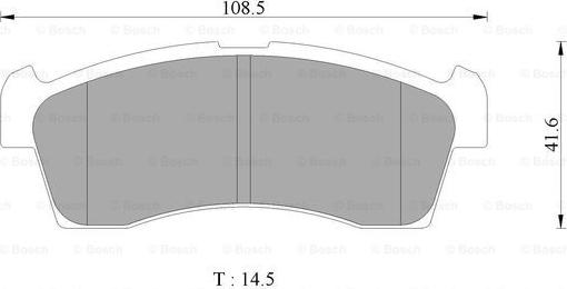 BOSCH 0 986 AB2 419 - Kit pastiglie freno, Freno a disco www.autoricambit.com