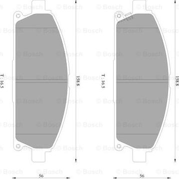 BOSCH 0 986 AB2 423 - Kit pastiglie freno, Freno a disco www.autoricambit.com