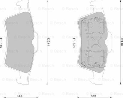 BOSCH 0 986 AB2 530 - Kit pastiglie freno, Freno a disco www.autoricambit.com