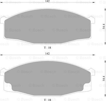 BOSCH 0 986 AB2 045 - Kit pastiglie freno, Freno a disco www.autoricambit.com