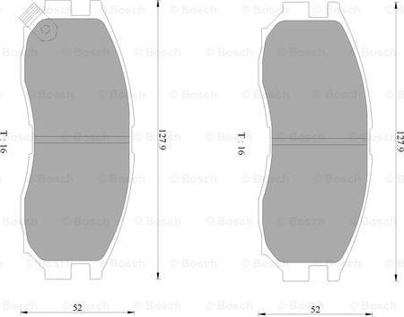 BOSCH 0 986 AB2 064 - Kit pastiglie freno, Freno a disco www.autoricambit.com