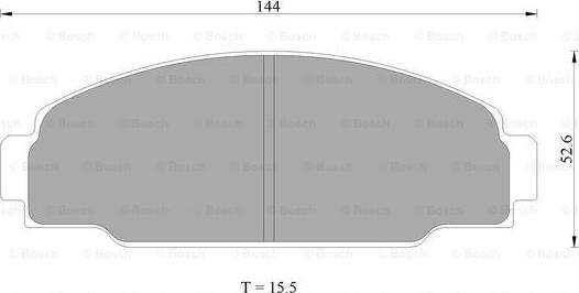 BOSCH 0 986 AB2 008 - Kit pastiglie freno, Freno a disco www.autoricambit.com