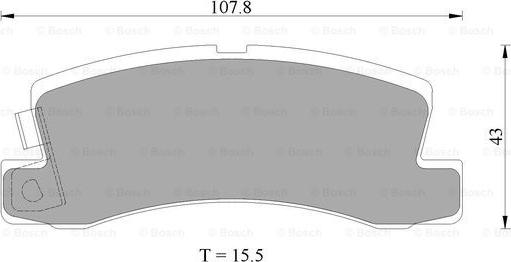 BOSCH 0 986 AB2 010 - Kit pastiglie freno, Freno a disco www.autoricambit.com