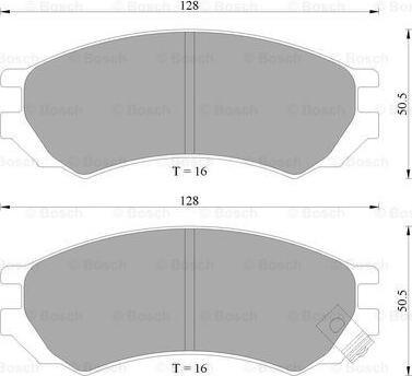 BOSCH 0 986 AB2 017 - Kit pastiglie freno, Freno a disco www.autoricambit.com