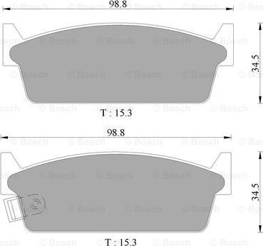 BOSCH 0 986 AB2 038 - Kit pastiglie freno, Freno a disco www.autoricambit.com