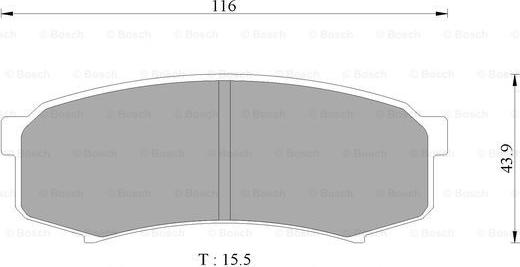 BOSCH 0 986 AB2 074 - Kit pastiglie freno, Freno a disco www.autoricambit.com