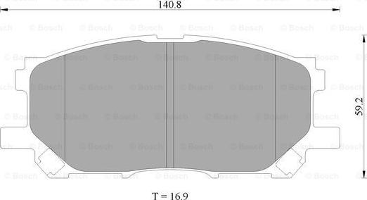 BOSCH 0 986 AB2 391 - Kit pastiglie freno, Freno a disco www.autoricambit.com