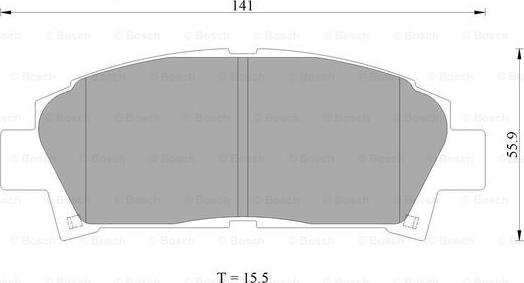 BOSCH 0 986 AB2 398 - Kit pastiglie freno, Freno a disco www.autoricambit.com