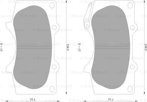 BOSCH 0 986 AB2 392 - Kit pastiglie freno, Freno a disco www.autoricambit.com