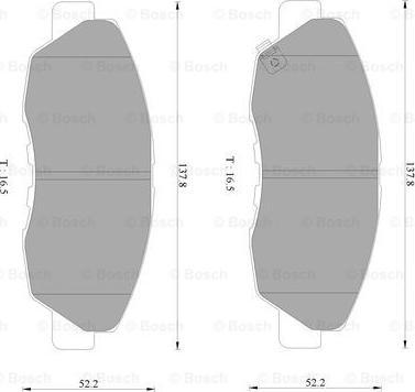 BOSCH 0 986 AB2 363 - Kit pastiglie freno, Freno a disco www.autoricambit.com