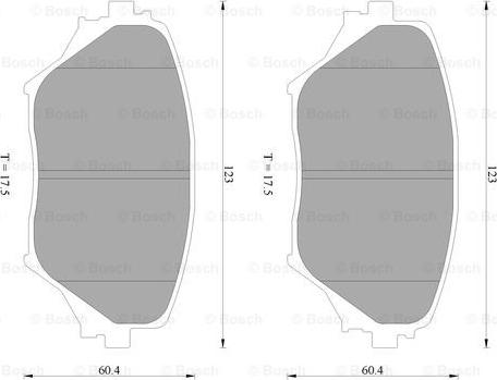 BOSCH 0 986 AB2 383 - Kit pastiglie freno, Freno a disco www.autoricambit.com