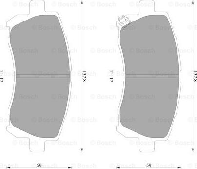 BOSCH 0 986 AB2 324 - Kit pastiglie freno, Freno a disco www.autoricambit.com