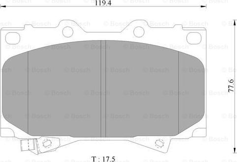 BOSCH 0 986 AB2 379 - Kit pastiglie freno, Freno a disco www.autoricambit.com