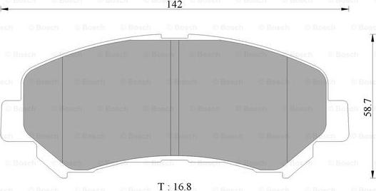 BOSCH 0 986 AB2 375 - Kit pastiglie freno, Freno a disco www.autoricambit.com