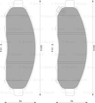 BOSCH 0 986 AB2 372 - Kit pastiglie freno, Freno a disco www.autoricambit.com