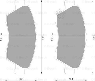 BOSCH 0 986 AB2 377 - Kit pastiglie freno, Freno a disco www.autoricambit.com