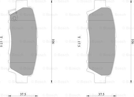 BOSCH 0 986 AB2 246 - Kit pastiglie freno, Freno a disco www.autoricambit.com