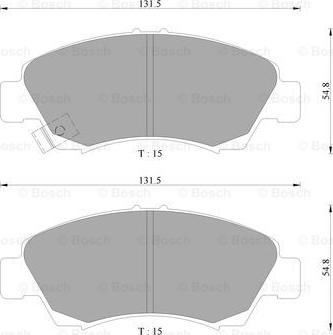 BOSCH 0 986 AB2 216 - Kit pastiglie freno, Freno a disco www.autoricambit.com